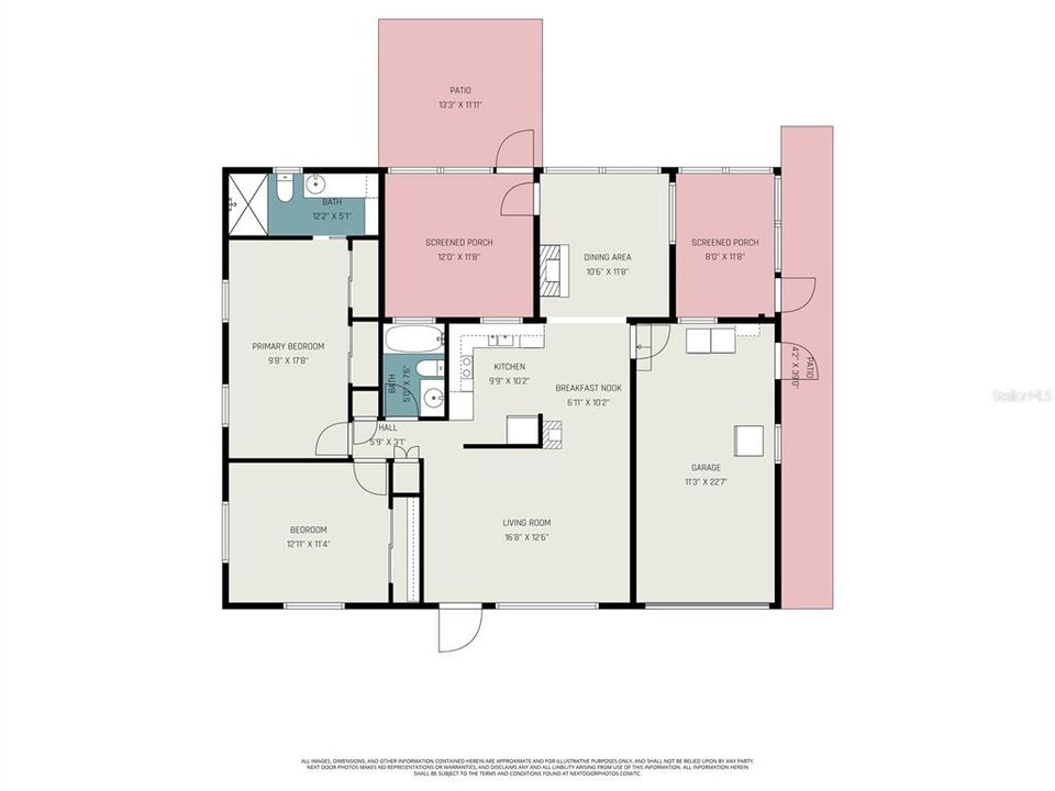 For Sale: $325,000 (2 beds, 2 baths, 1116 Square Feet)