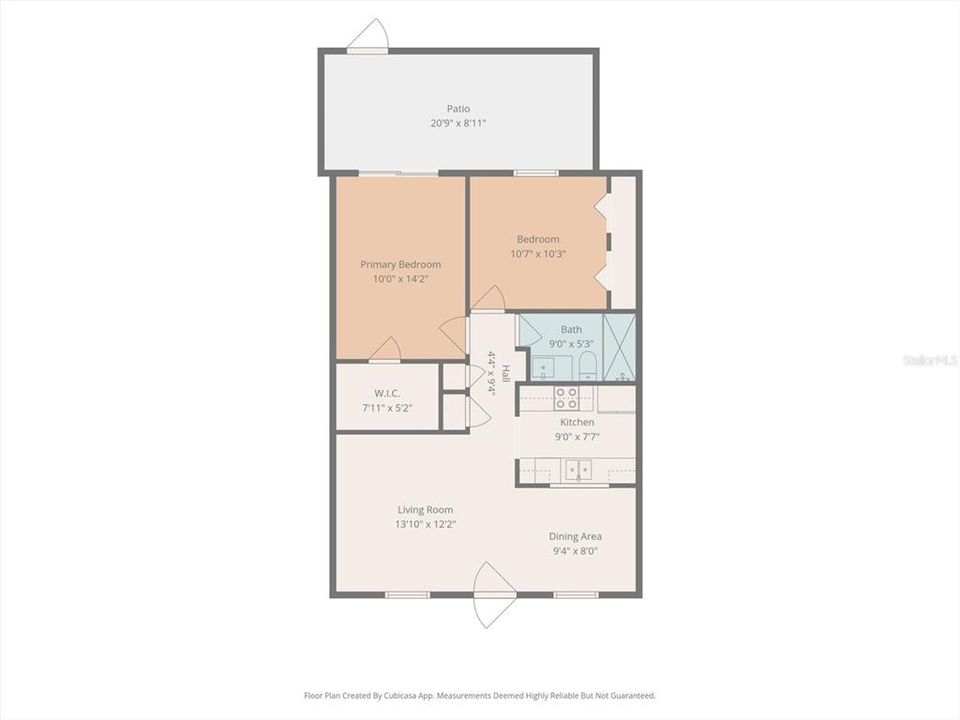 Active With Contract: $224,900 (2 beds, 1 baths, 760 Square Feet)
