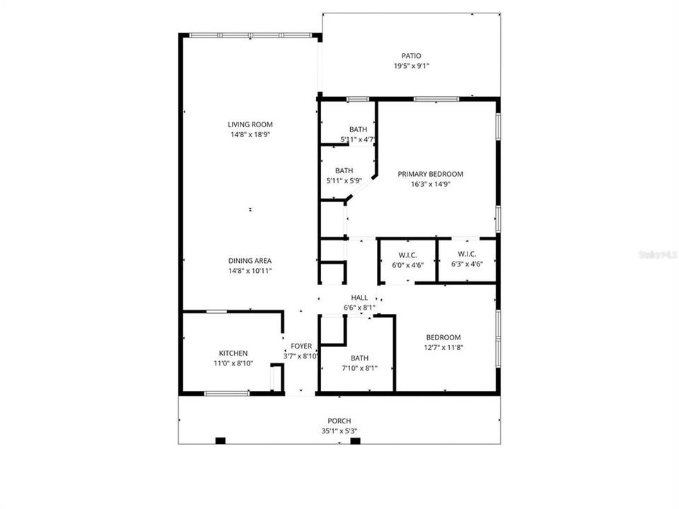 В аренду: $2,300 (2 спален, 2 ванн, 1105 Квадратных фут)