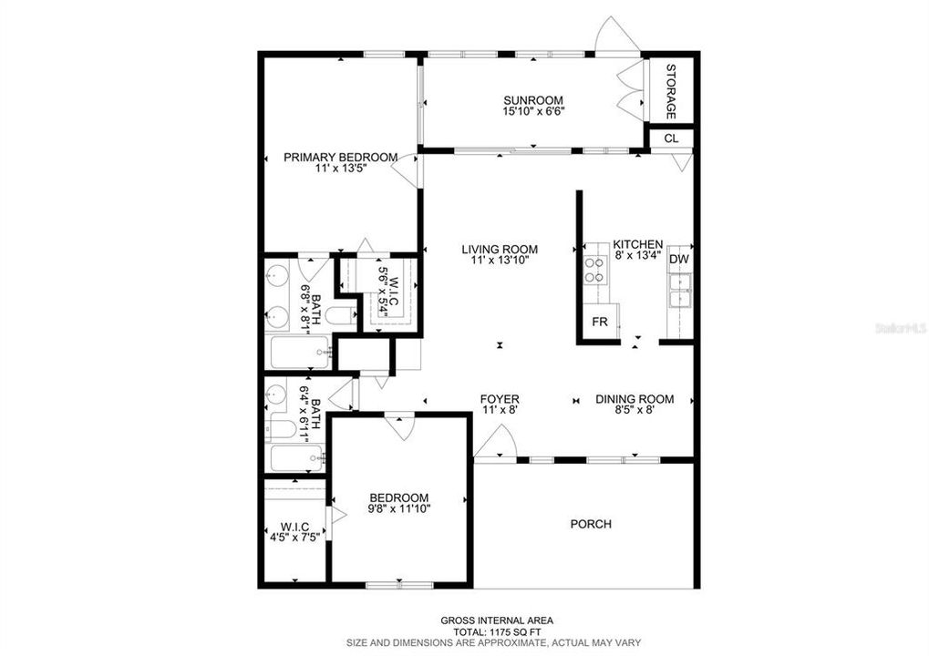 For Sale: $207,000 (2 beds, 2 baths, 1174 Square Feet)