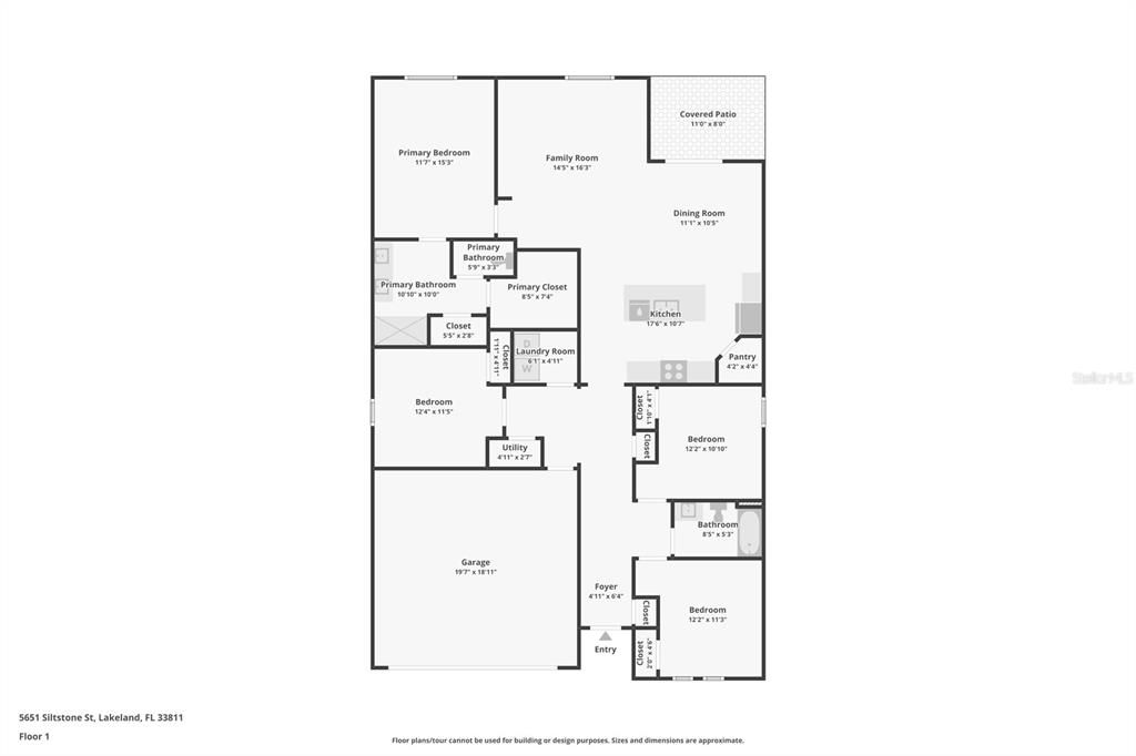 На продажу: $349,000 (4 спален, 2 ванн, 1812 Квадратных фут)