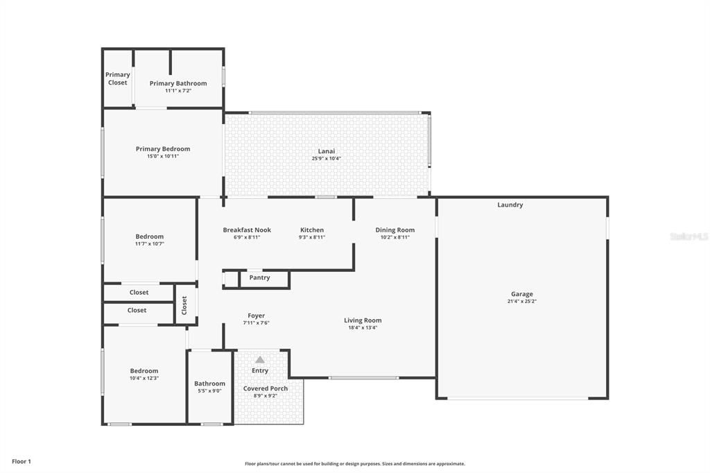 На продажу: $434,999 (3 спален, 2 ванн, 1356 Квадратных фут)