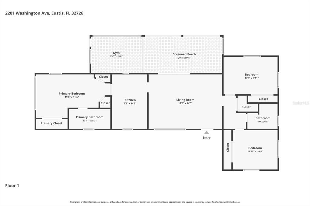 En Venta: $225,000 (3 camas, 1 baños, 1232 Pies cuadrados)
