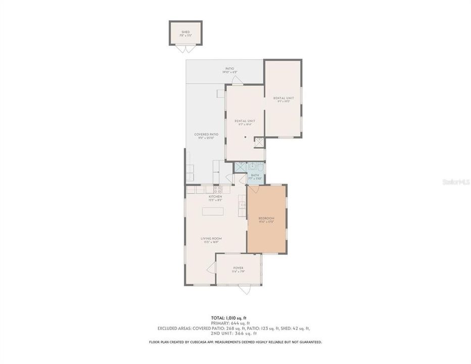 For Sale: $500,000 (2 beds, 2 baths, 1044 Square Feet)