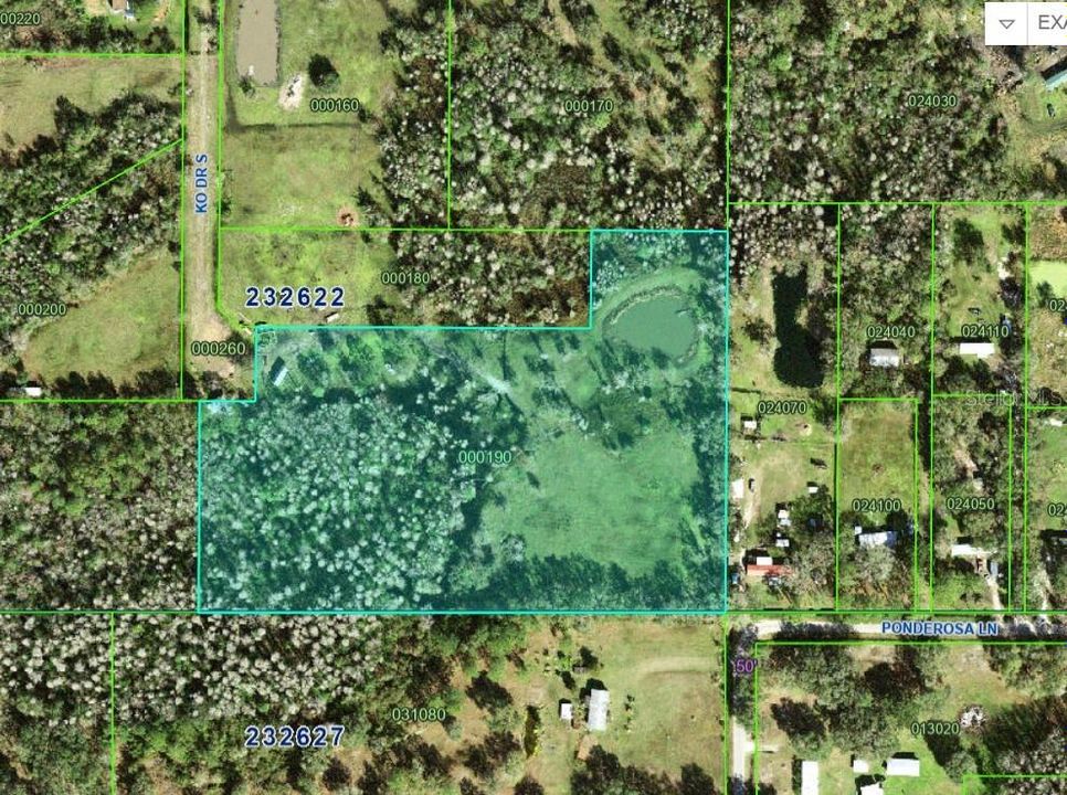 На продажу: $332,000 (9.51 acres)