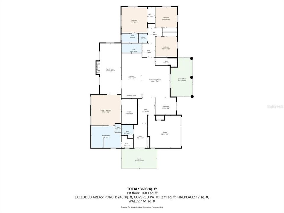 For Sale: $1,099,000 (4 beds, 3 baths, 3463 Square Feet)