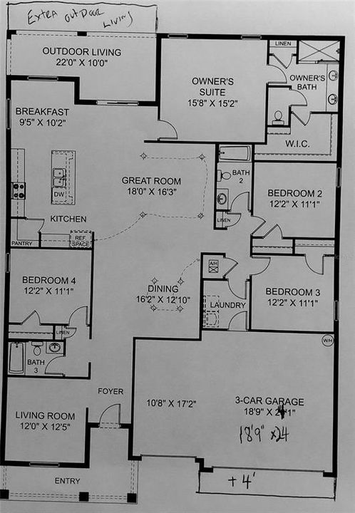 For Sale: $449,900 (4 beds, 3 baths, 2381 Square Feet)