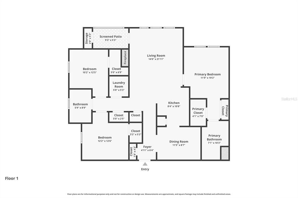 На продажу: $225,000 (3 спален, 2 ванн, 1335 Квадратных фут)