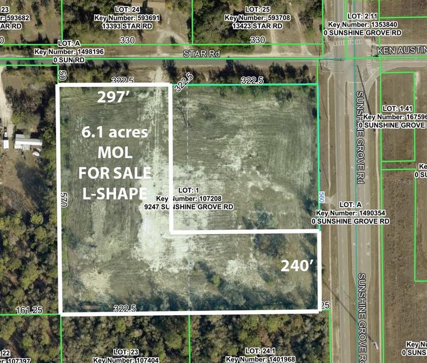 En Venta: $729,000 (6.10 acres)