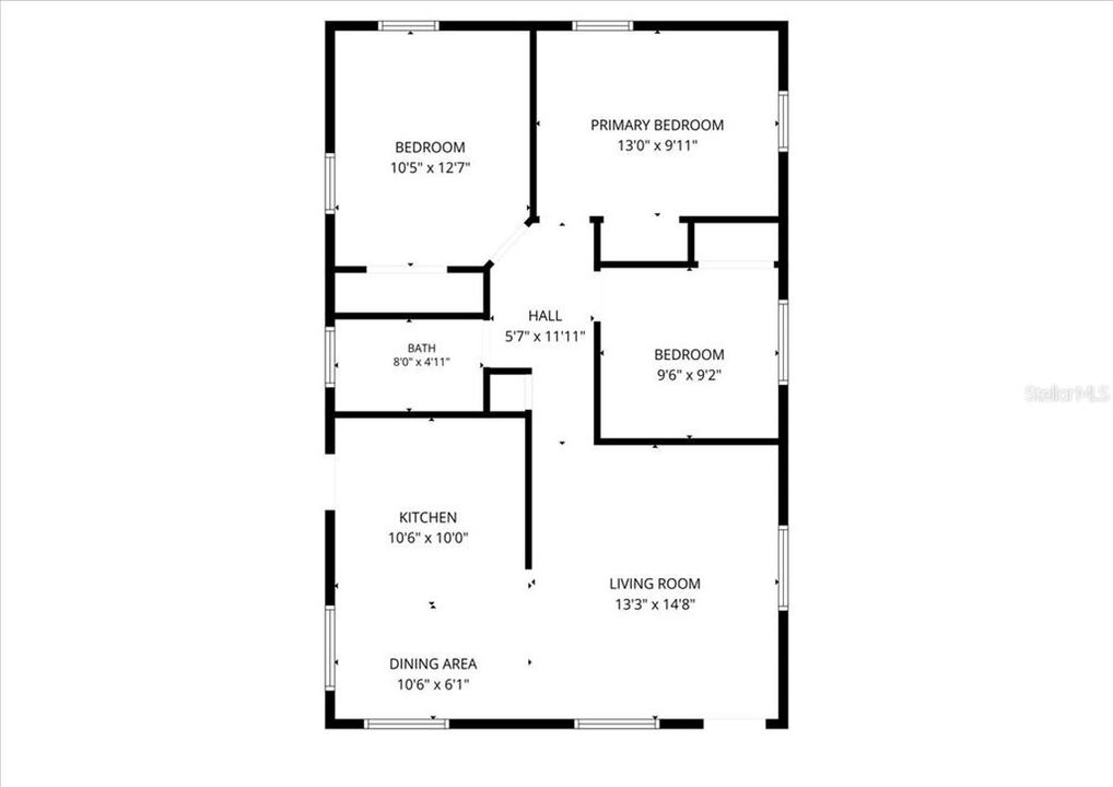 For Sale: $229,000 (3 beds, 1 baths, 975 Square Feet)