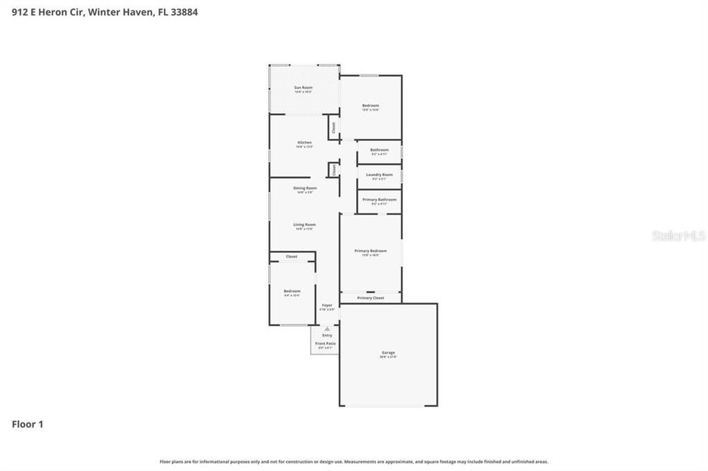 На продажу: $325,000 (3 спален, 2 ванн, 1502 Квадратных фут)