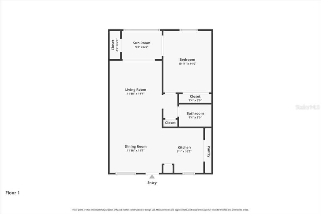 Activo con contrato: $89,900 (1 camas, 1 baños, 635 Pies cuadrados)