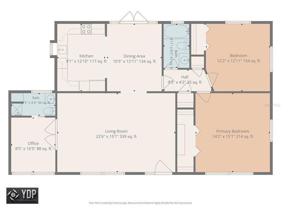 На продажу: $590,000 (4 спален, 3 ванн, 1729 Квадратных фут)