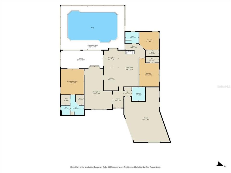 For Sale: $325,000 (3 beds, 2 baths, 2058 Square Feet)