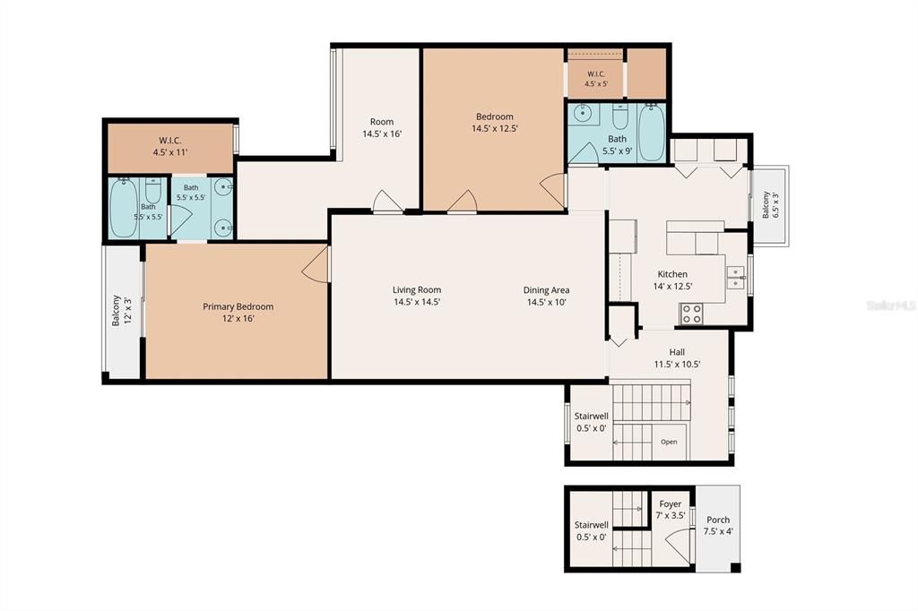 En Venta: $159,900 (2 camas, 2 baños, 1285 Pies cuadrados)