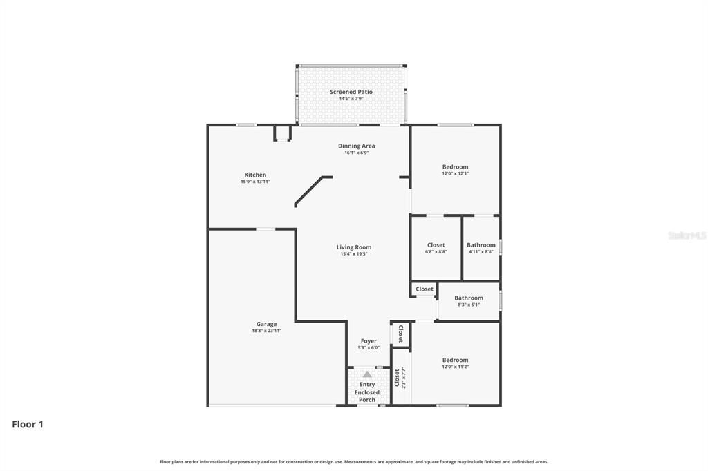 На продажу: $150,000 (2 спален, 2 ванн, 1203 Квадратных фут)