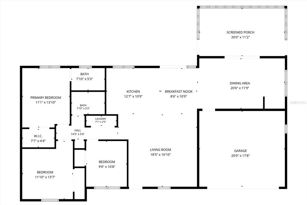 На продажу: $335,000 (3 спален, 2 ванн, 1475 Квадратных фут)