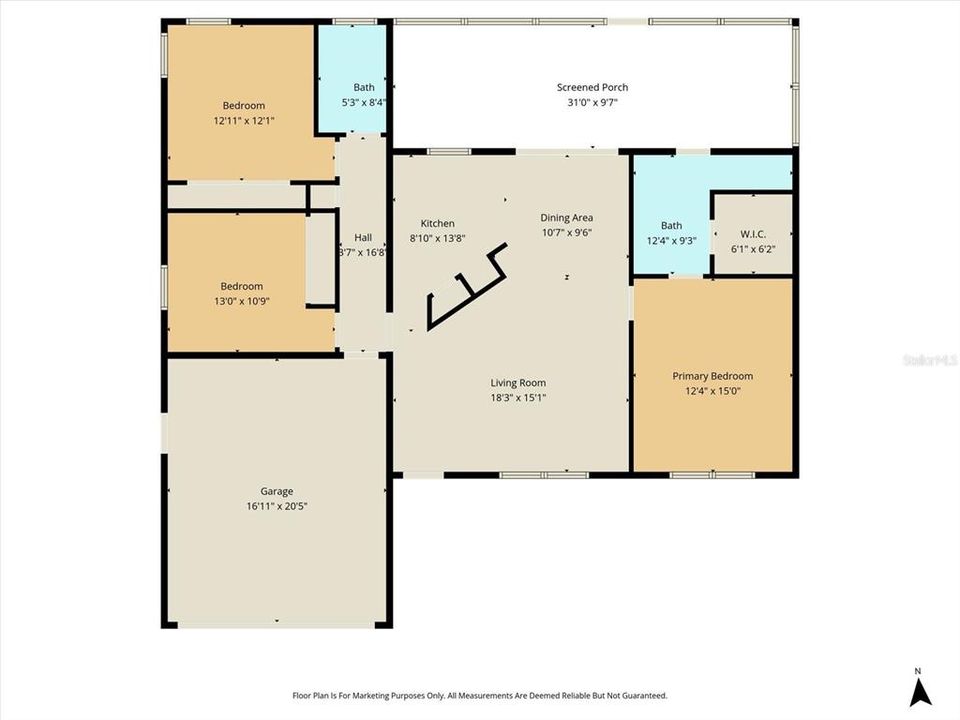 For Sale: $235,000 (3 beds, 2 baths, 1336 Square Feet)