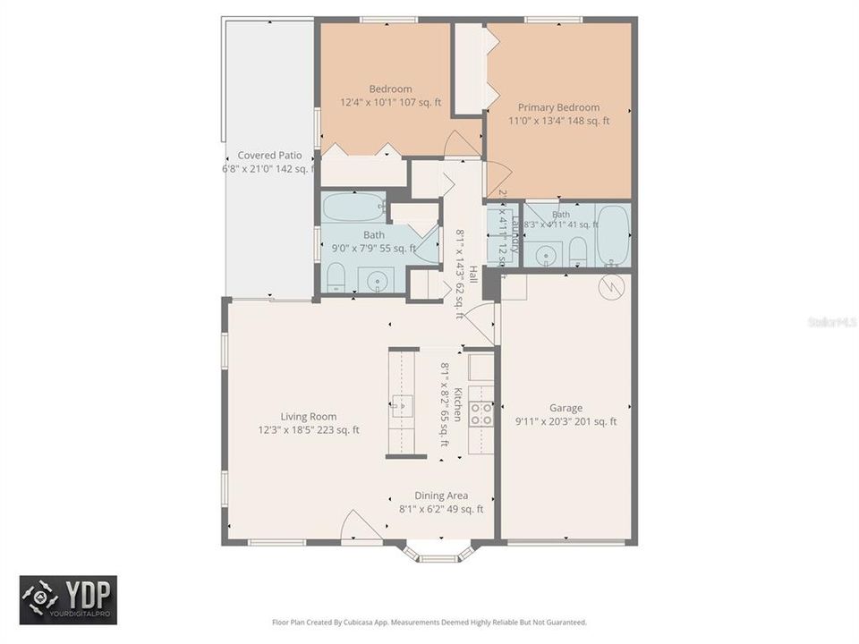 For Sale: $295,000 (2 beds, 2 baths, 918 Square Feet)