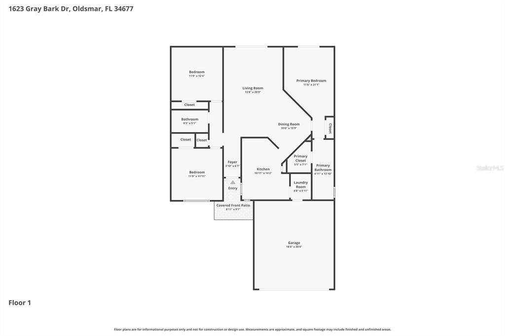 For Sale: $425,000 (3 beds, 2 baths, 1419 Square Feet)