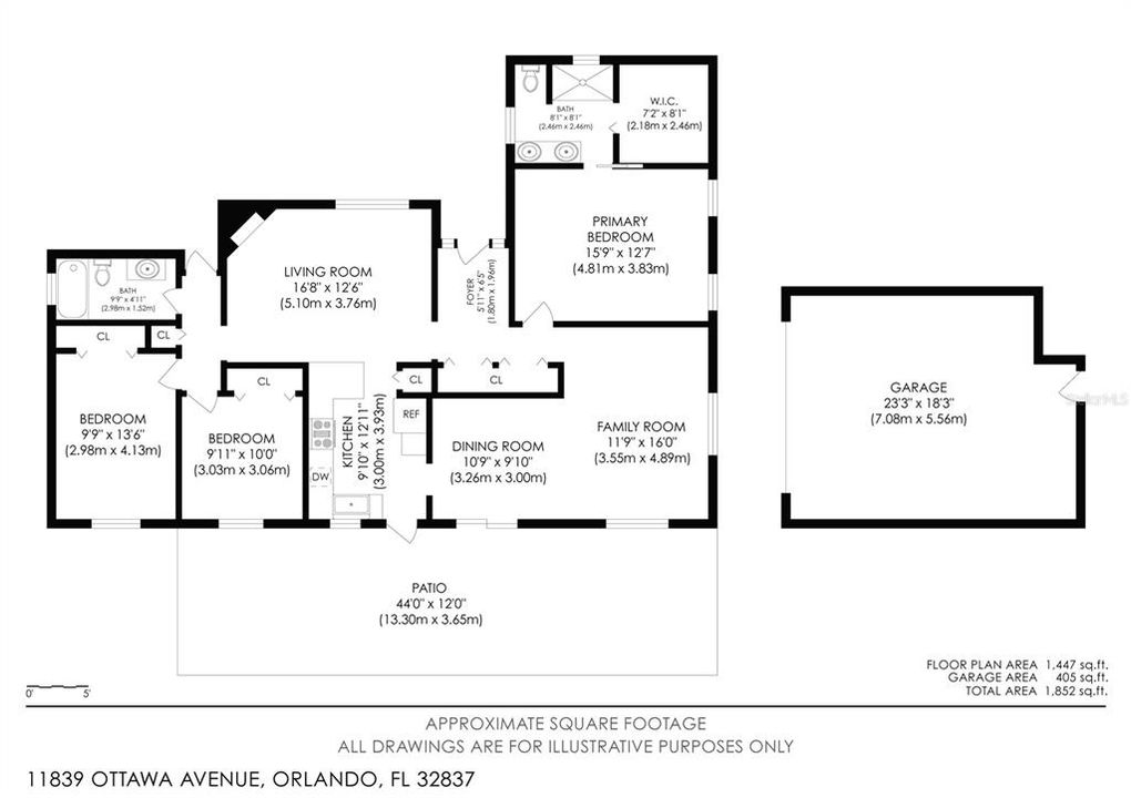 Activo con contrato: $455,000 (3 camas, 2 baños, 1604 Pies cuadrados)