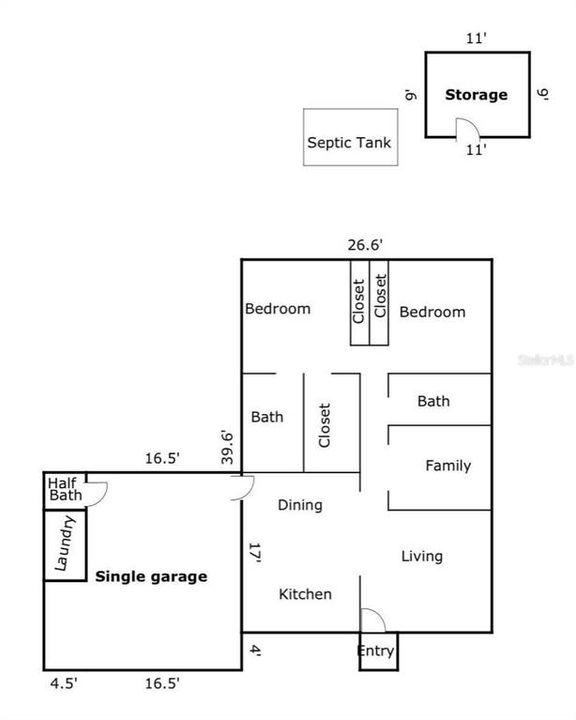 Active With Contract: $200,000 (3 beds, 2 baths, 1053 Square Feet)