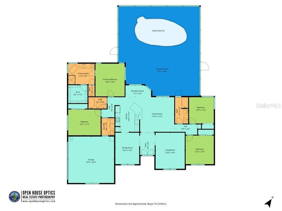 En Venta: $585,000 (4 camas, 3 baños, 2174 Pies cuadrados)