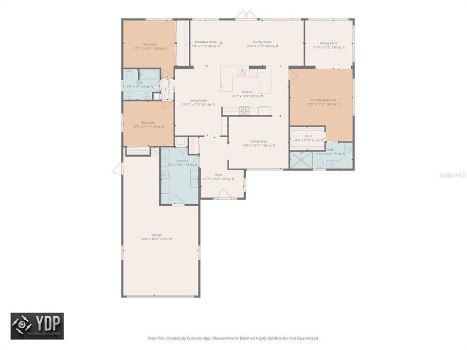 En Venta: $1,795,000 (3 camas, 2 baños, 2421 Pies cuadrados)