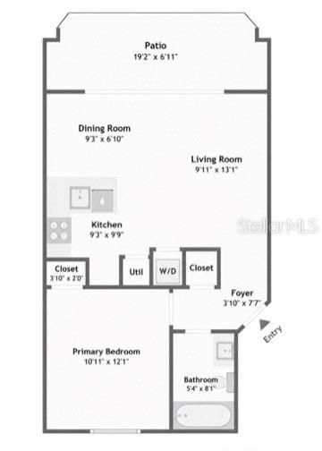 For Sale: $345,000 (1 beds, 1 baths, 506 Square Feet)