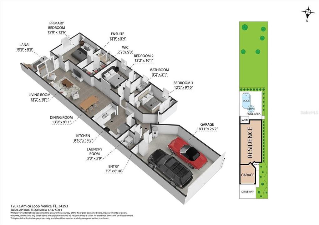 Activo con contrato: $425,000 (3 camas, 2 baños, 1416 Pies cuadrados)