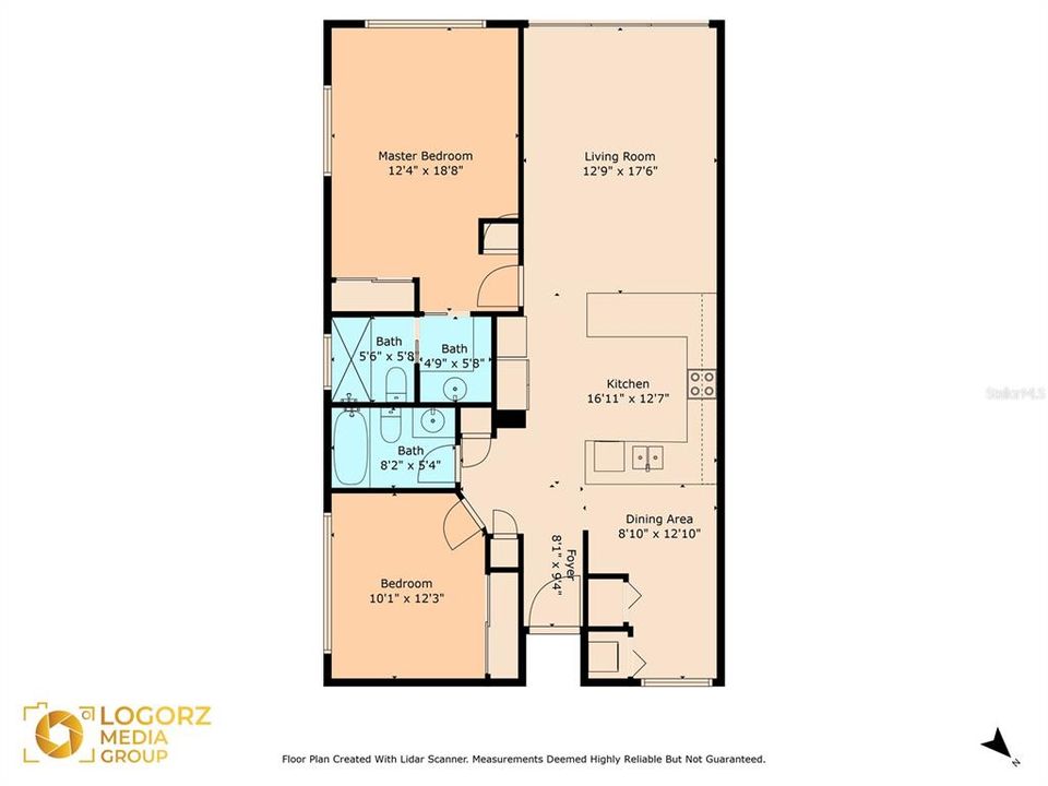 For Rent: $2,500 (2 beds, 2 baths, 1025 Square Feet)