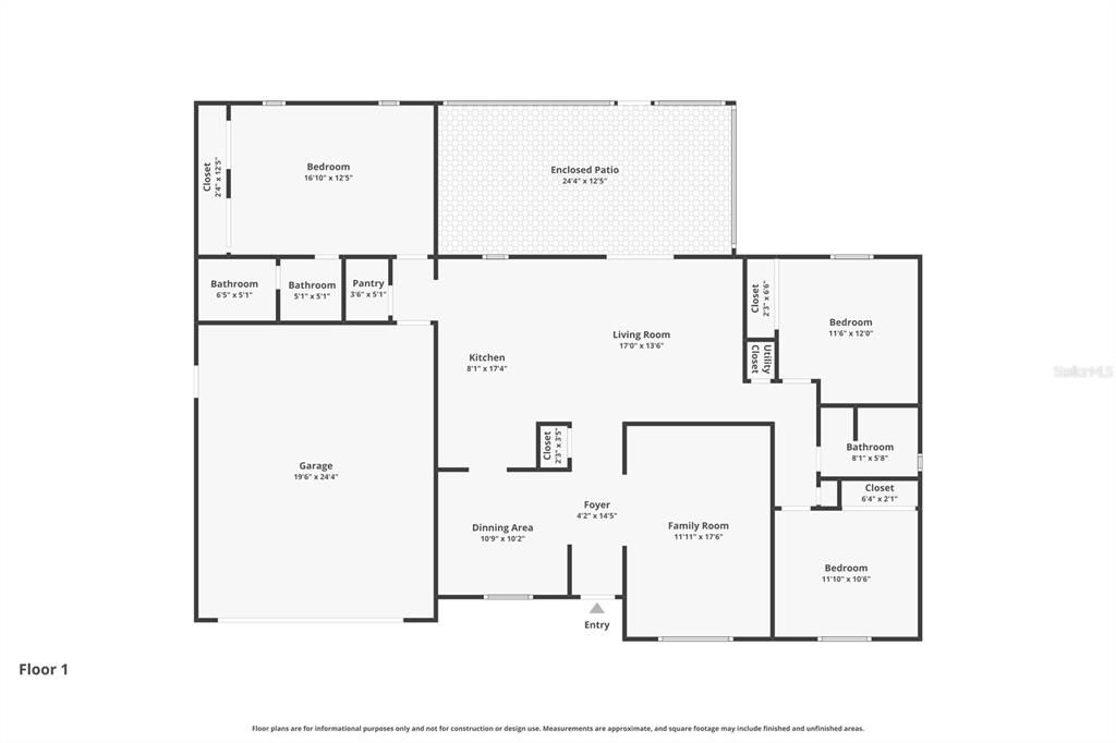 For Sale: $399,000 (3 beds, 2 baths, 1605 Square Feet)