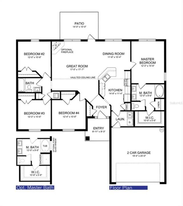 На продажу: $361,900 (3 спален, 2 ванн, 1755 Квадратных фут)
