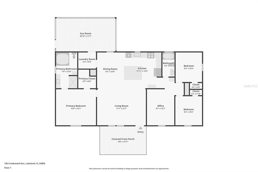 For Sale: $345,000 (3 beds, 2 baths, 1300 Square Feet)