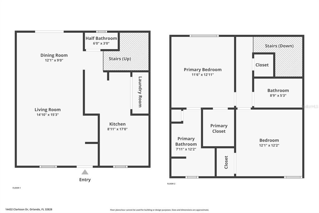 На продажу: $344,900 (2 спален, 2 ванн, 1240 Квадратных фут)