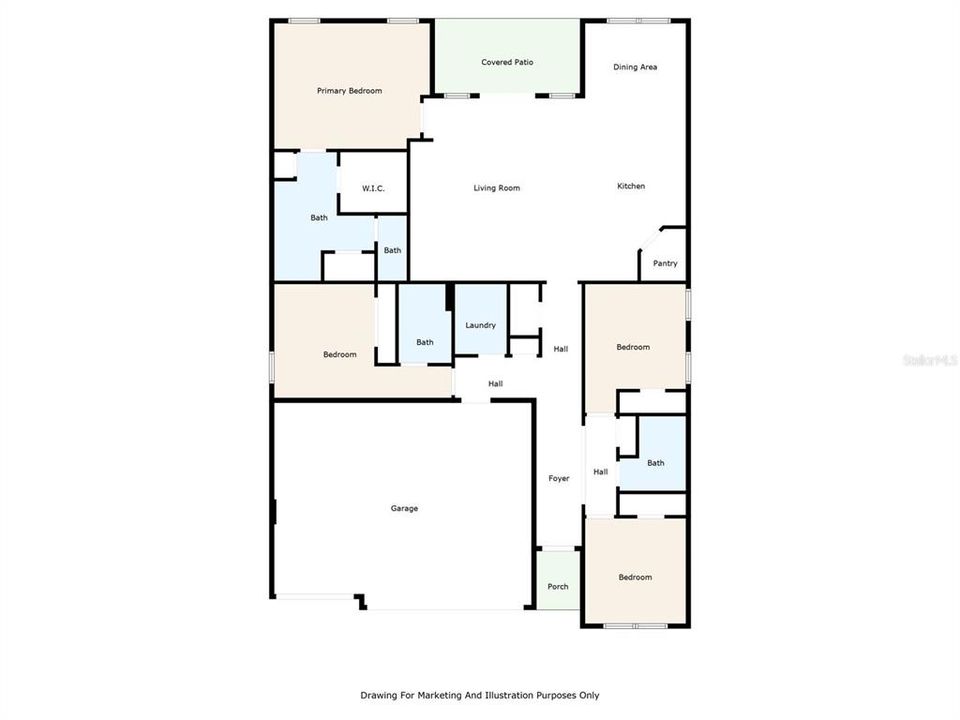 For Rent: $2,400 (4 beds, 3 baths, 2020 Square Feet)