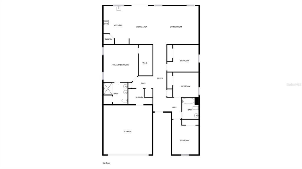 На продажу: $307,000 (4 спален, 2 ванн, 1868 Квадратных фут)