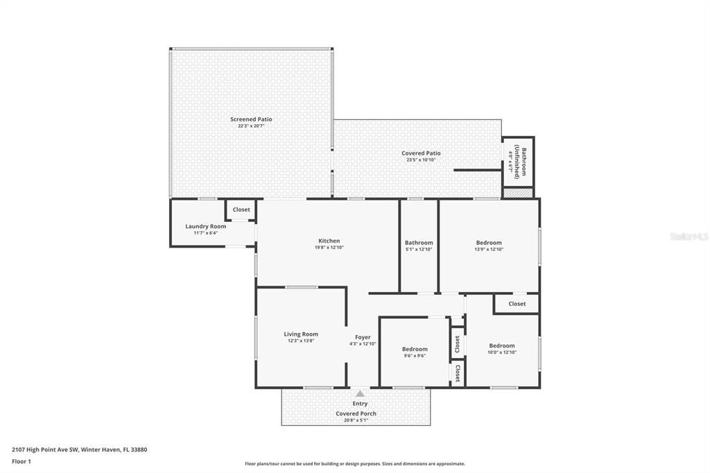 Active With Contract: $180,000 (3 beds, 1 baths, 1014 Square Feet)