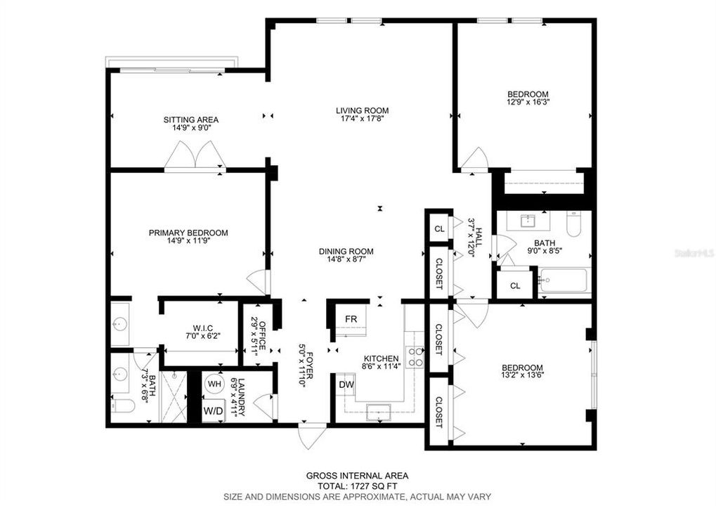 For Sale: $445,000 (3 beds, 2 baths, 1550 Square Feet)