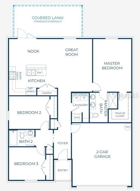 На продажу: $399,900 (3 спален, 2 ванн, 1443 Квадратных фут)