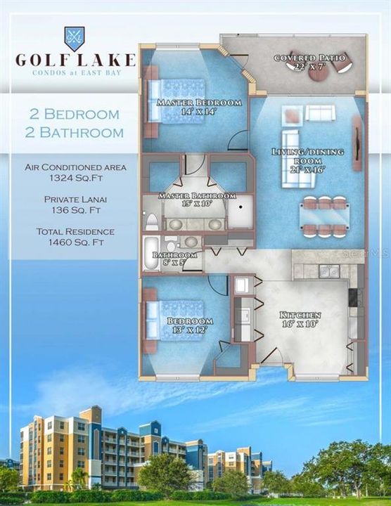 For Sale: $324,990 (2 beds, 2 baths, 1324 Square Feet)