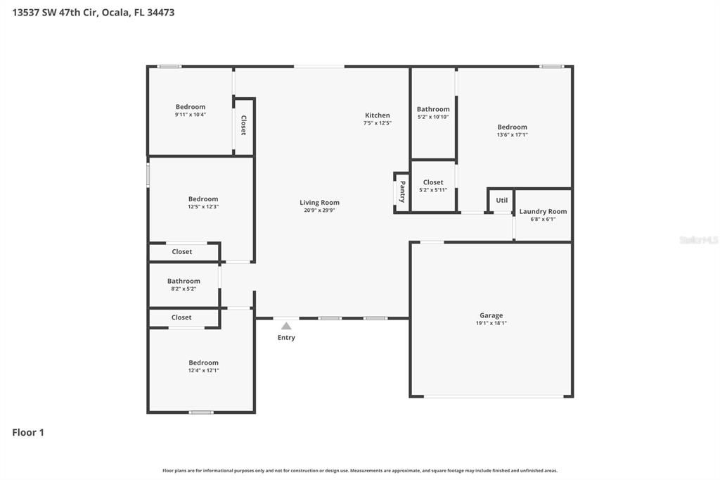 For Sale: $278,900 (4 beds, 2 baths, 1578 Square Feet)