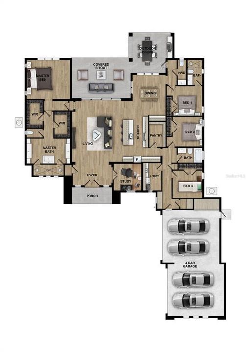 For Sale: $1,125,000 (4 beds, 3 baths, 3297 Square Feet)