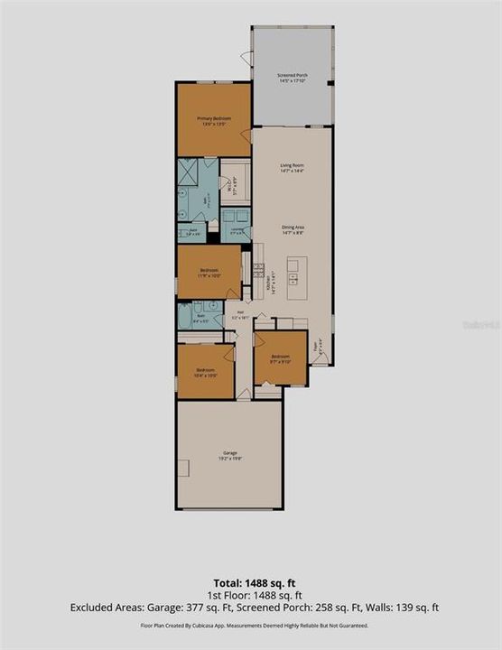 На продажу: $349,900 (4 спален, 2 ванн, 1633 Квадратных фут)