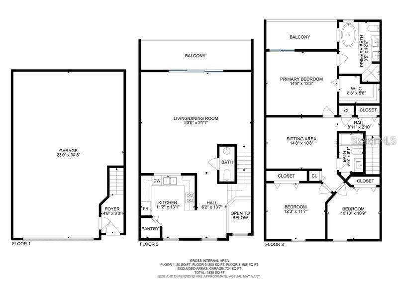 For Sale: $540,000 (3 beds, 2 baths, 1806 Square Feet)