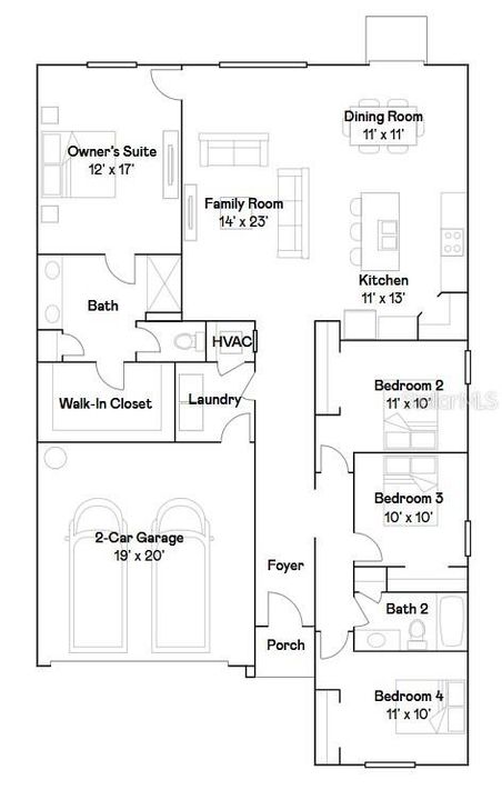 For Sale: $359,000 (4 beds, 2 baths, 1935 Square Feet)