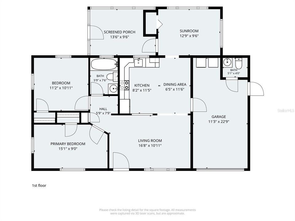 For Sale: $230,000 (3 beds, 1 baths, 932 Square Feet)