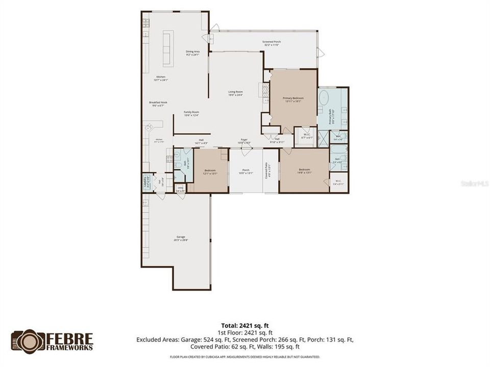 For Sale: $515,000 (3 beds, 3 baths, 2567 Square Feet)
