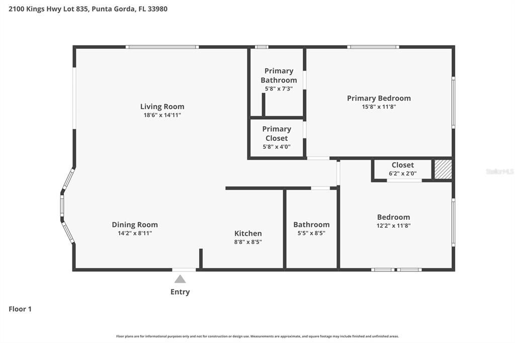 En Venta: $139,000 (2 camas, 2 baños, 960 Pies cuadrados)