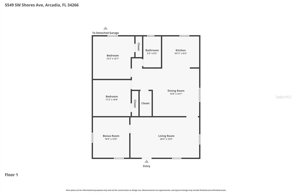 For Sale: $242,900 (2 beds, 1 baths, 1152 Square Feet)